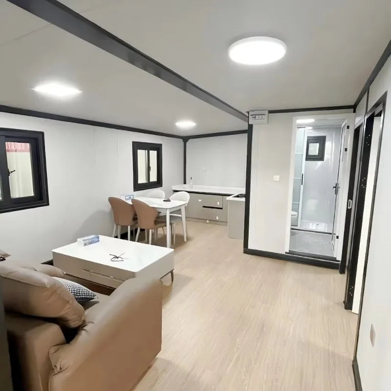 Prefabricated House Portable Luxury 20FT 40FT Expandable Container House Modular Foldable Container Home Prefab Cabin