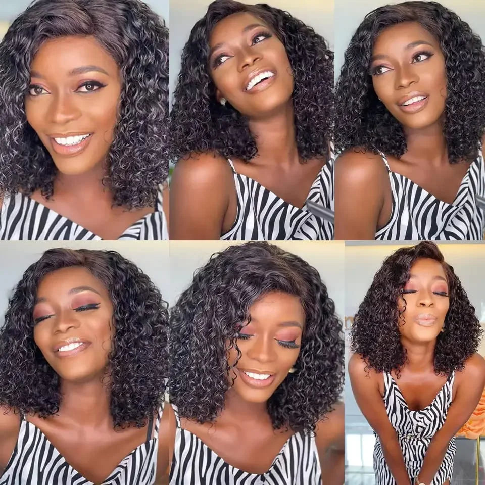 Short Bob Frontal Lace Wigs Human Hair