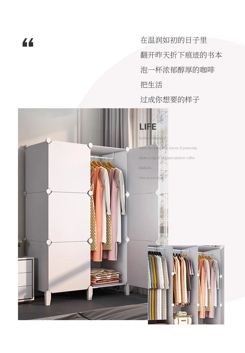 Open Filing Wardrobe Storage Clothes