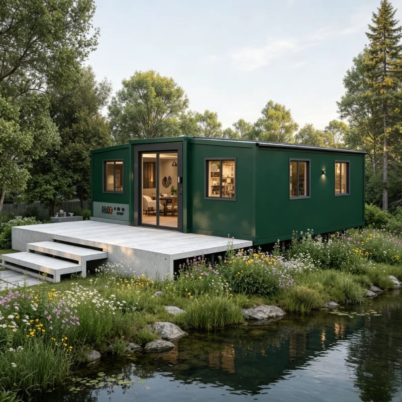 Prefab Houses Module Customized Outdoor Factory Container Home Foldable Tiny 2 3 4 Bedroom Living Container House 20Ft 40Ft