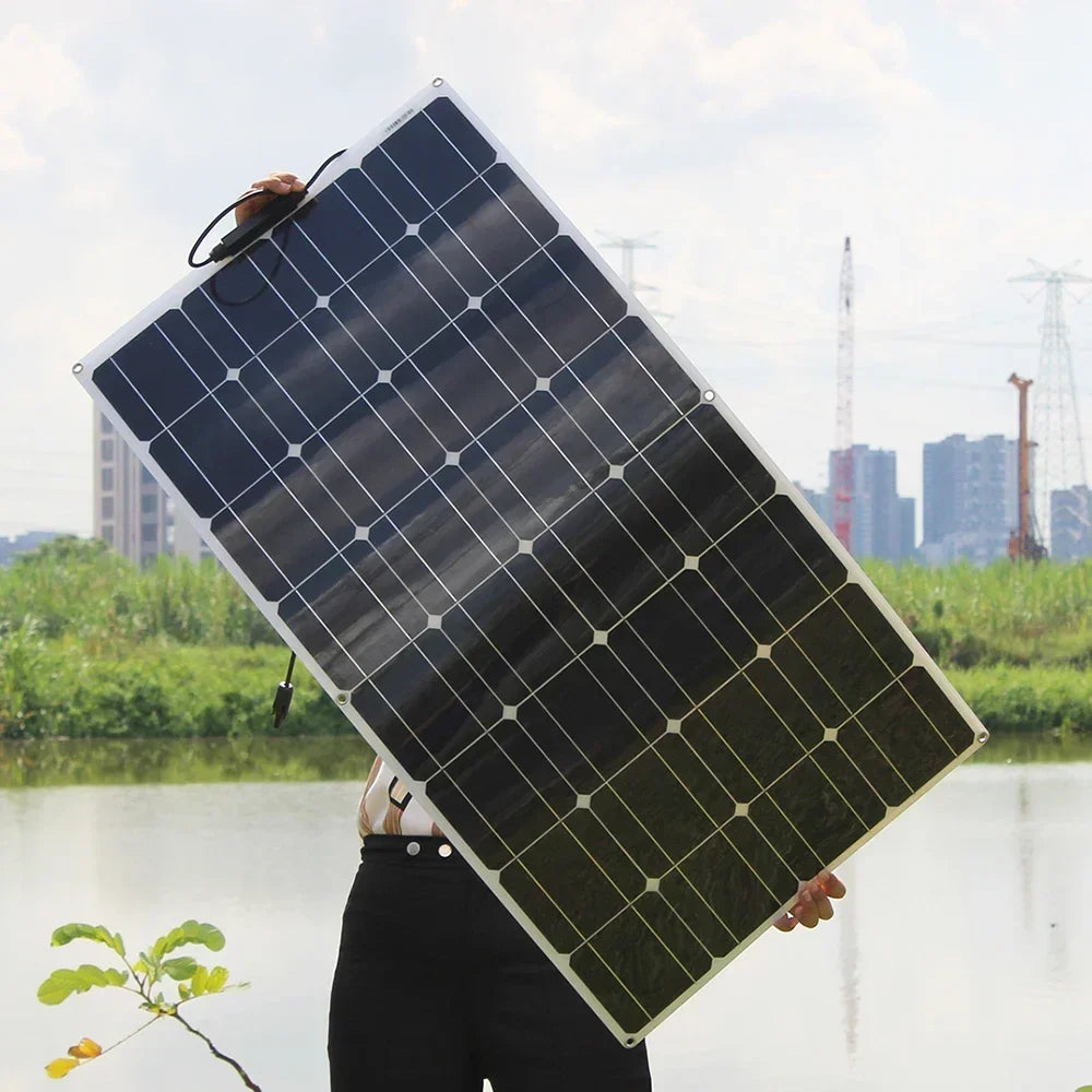 12V Flexible Solar Panel  Bendable Waterproof Monocrystalline
