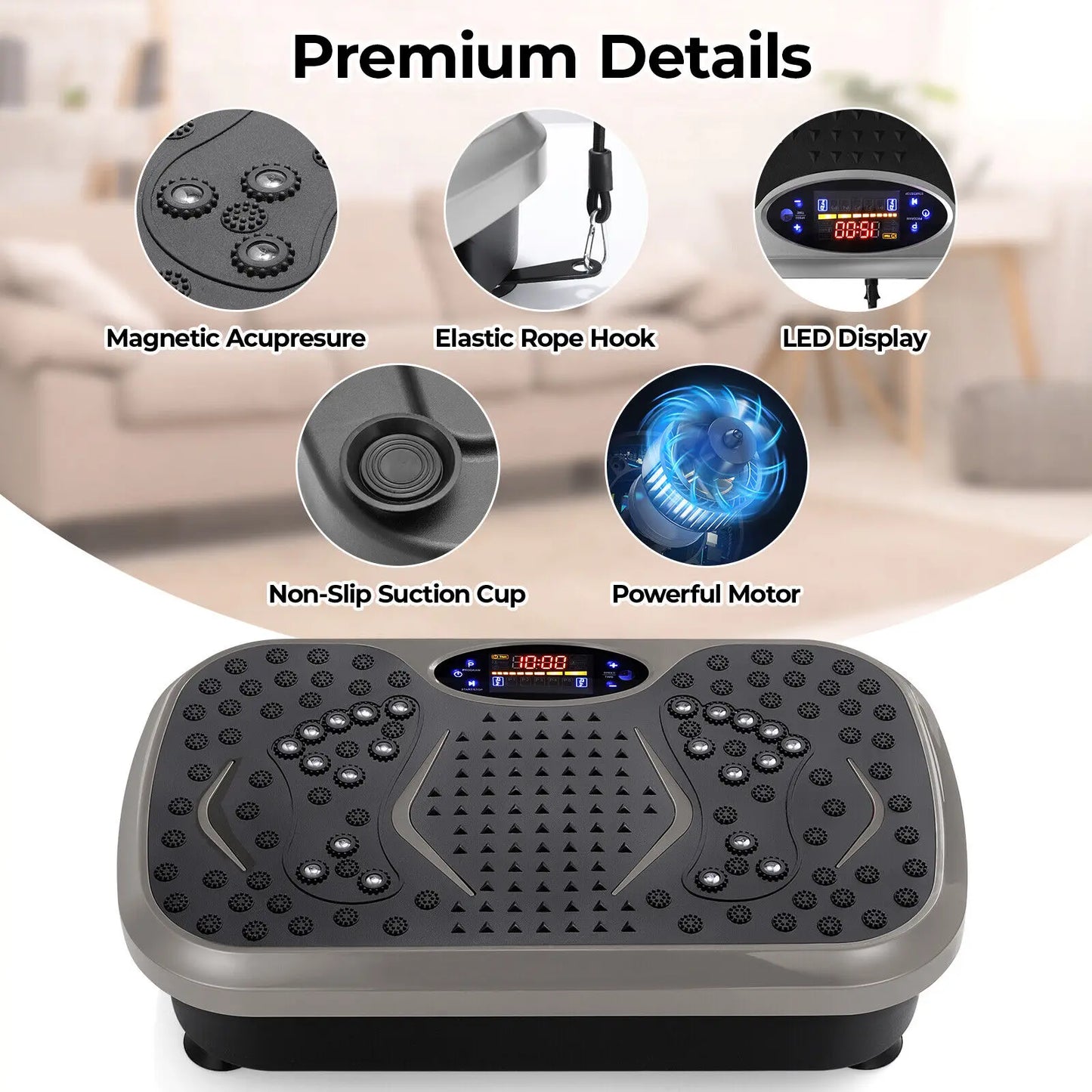 Vibration Plate Exercise Machine, Vibration Plate for Lymphatic Drainage,