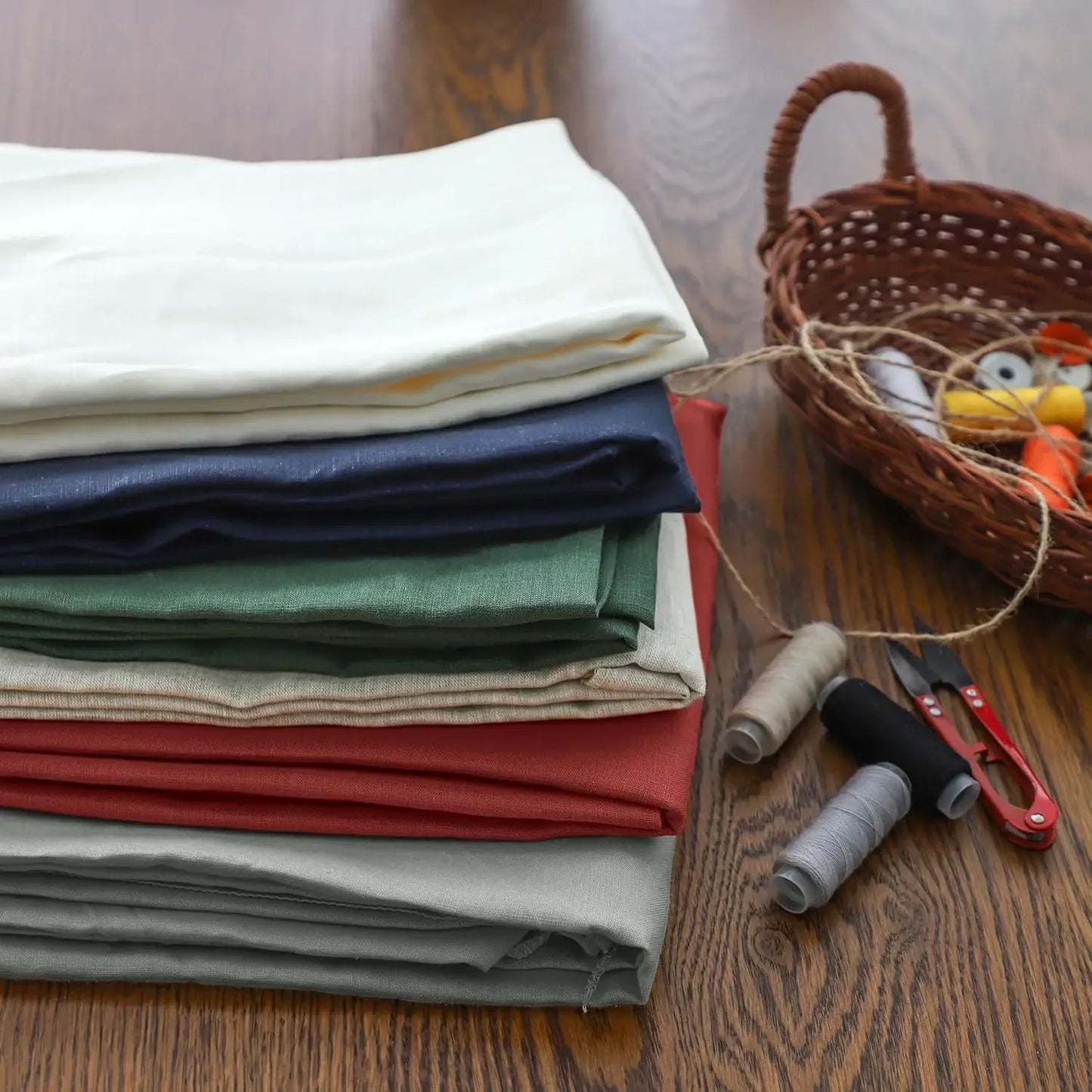 100% Linen Fabric Sewing Cloth Fabric