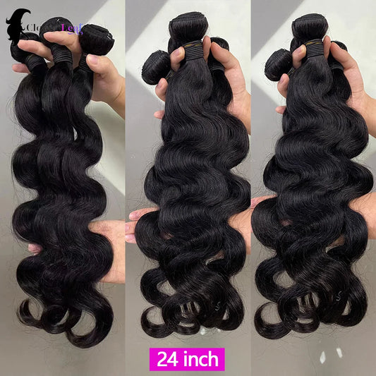24inch Body Wave Human Hair Bundles 100%