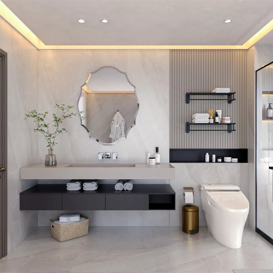 Frameless Wall Mirror Home Decorative Art Design