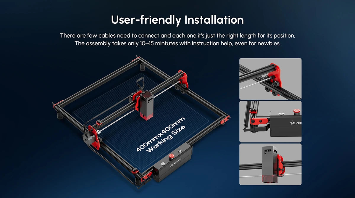 DIY KIT 10W Woodworkers Laser Engraving Cutting Machine