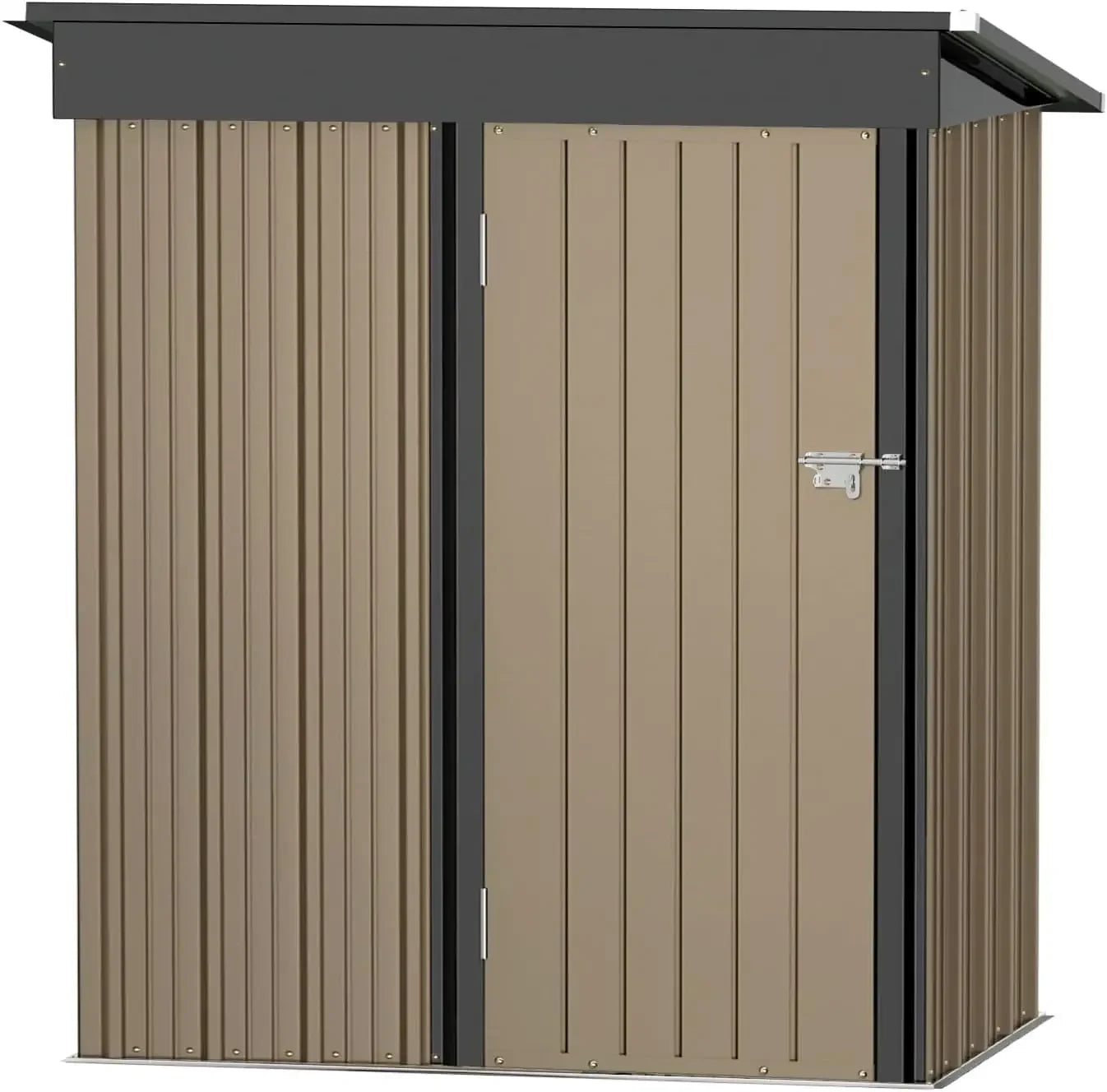 Garden Furniture  Metal Outdoor Storage Shed 5 x 3 FT Metal Shed with Lockable Door