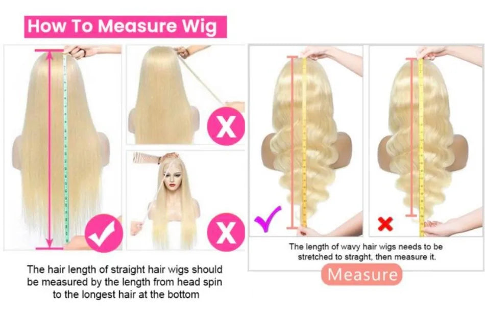 Blonde Lace Frontal Wig 13X6 Body Wave Human Hair Wigs