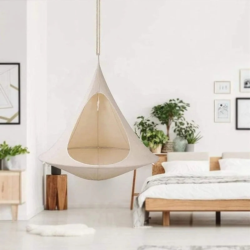 Outdoor Indoor Courtyard Hammocks Swings Butterfly-shaped Hanging Chairs