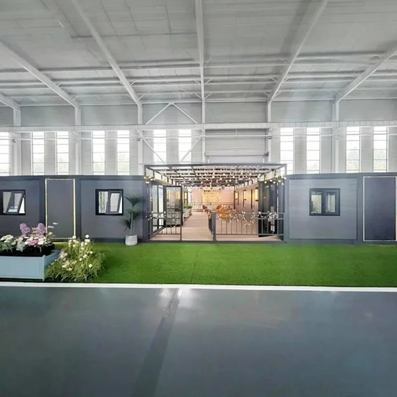 Prefabricated House Portable Luxury 20FT 40FT Expandable Container House Modular Foldable Container Home Prefab Cabin