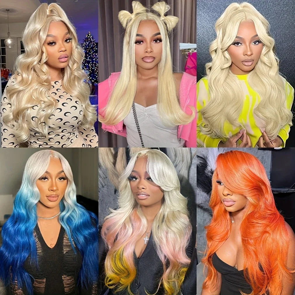 Long Inch 613 Human Hair Wig Blonde 613 Hd Lace Frontal Wig Straight Human Hair Wigs