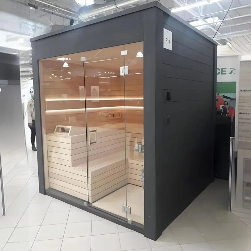 Mobile Sauna Infrared Steam Portable Cabin Home Spa House Indoor Outdoor Relaxation Heating Detox Equipment