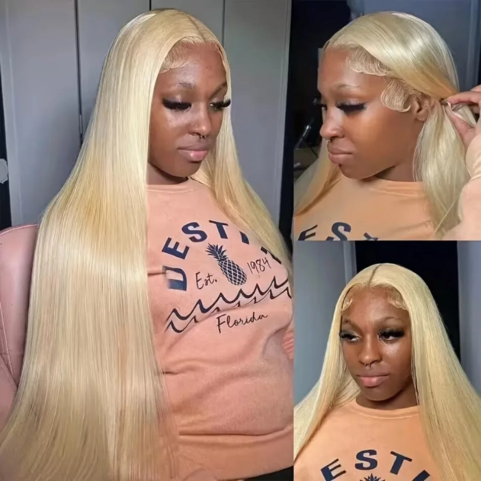 Blonde Lace Frontal Wig 13X6 Body Wave Human Hair Wigs