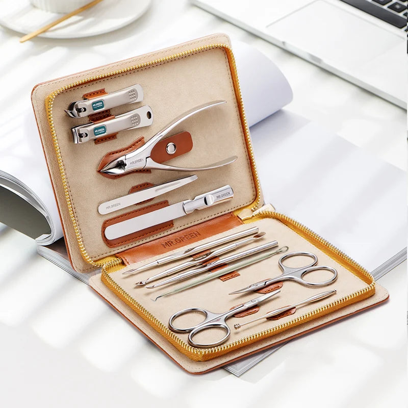 Manicure Set 12 In 1 Full Function Kit  Stainless Steel Pedicure Sets