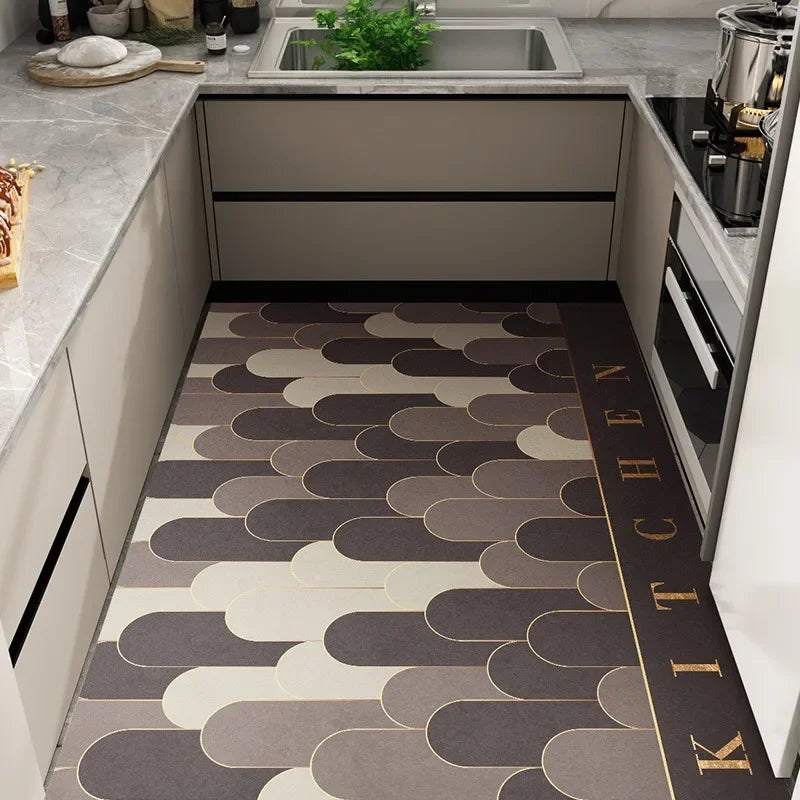Kitchen Carpet Oil-proof Non-slip Waterproof Rug