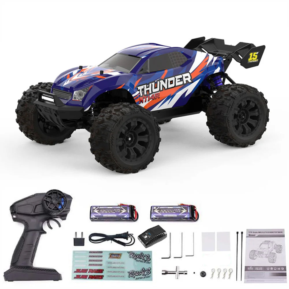 Brushless Motor 2.4G Remote Control 4WD   Off-road RC Trucks Toys