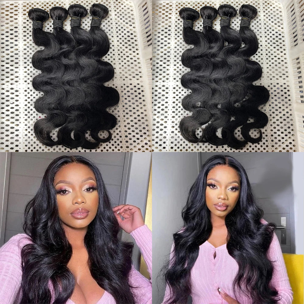 24inch Body Wave Human Hair Bundles 100%