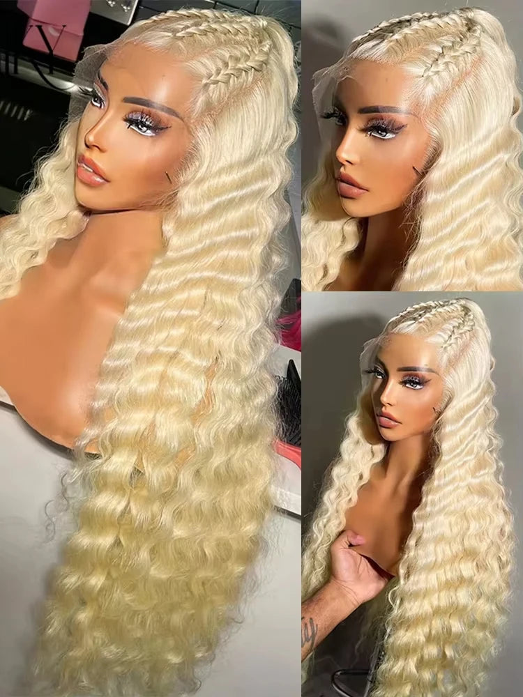 Blonde 613 Lace Front Wigs 13x6 Hd Lace Wig 200% Density