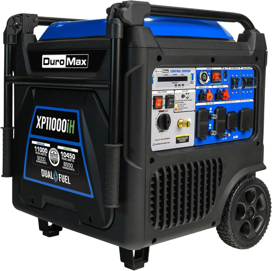 11,000-Watt Dual Fuel Generator Portable Digital Inverter - Gas & Propane,