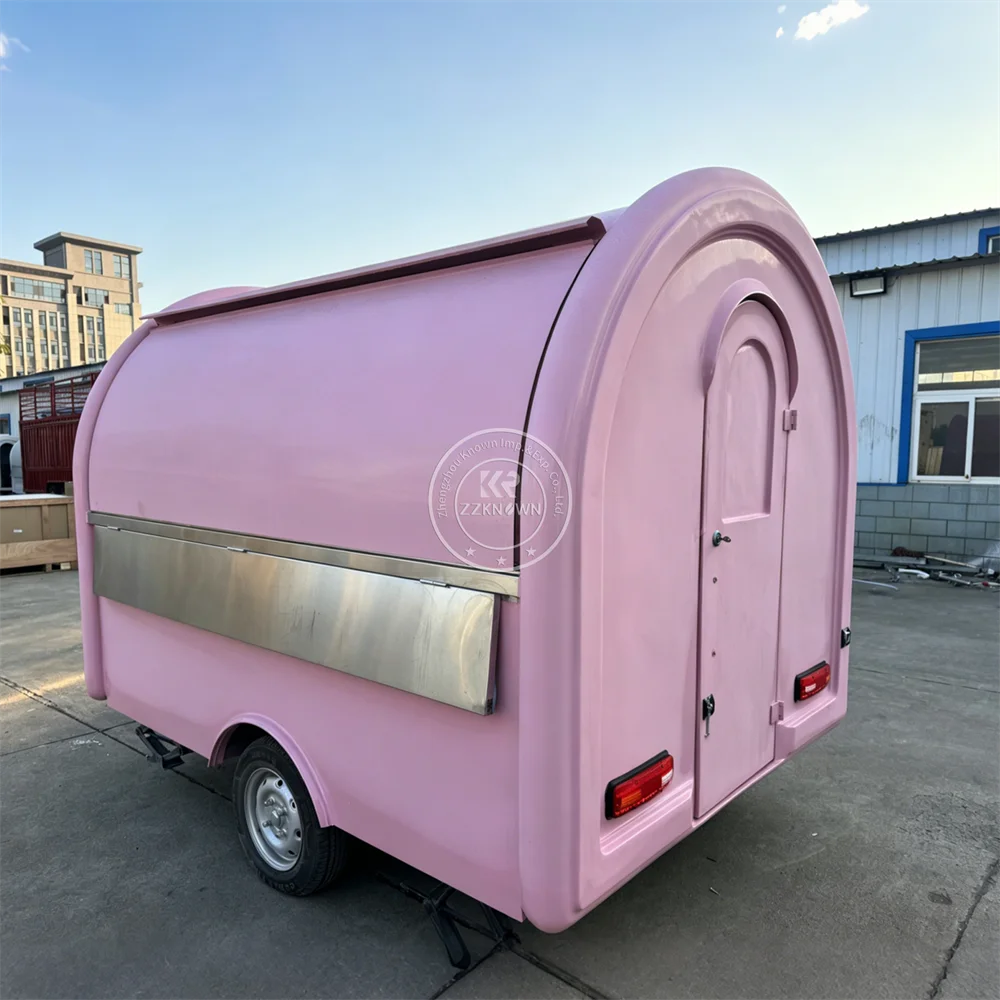 Street Mobile Food Truck Concession Catering Cart Snack BBQ Ice Cream Cart Coffee Pizza