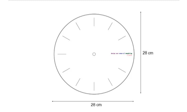 Quartz Wall Clock Mute Personality Hanging Watch Home Decor Kitchen Clocks