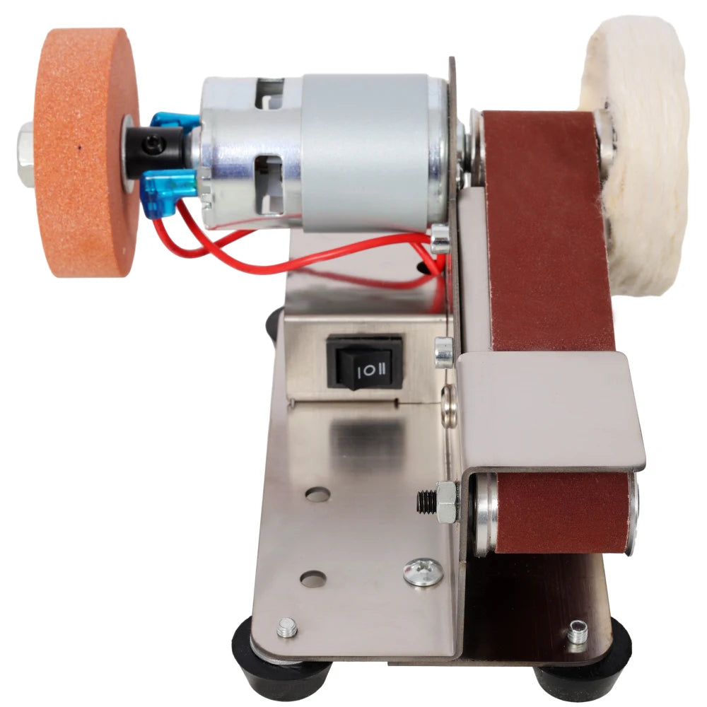 Mini Electric Belt Sander (7-Speed): Knife Sharpener/Making,