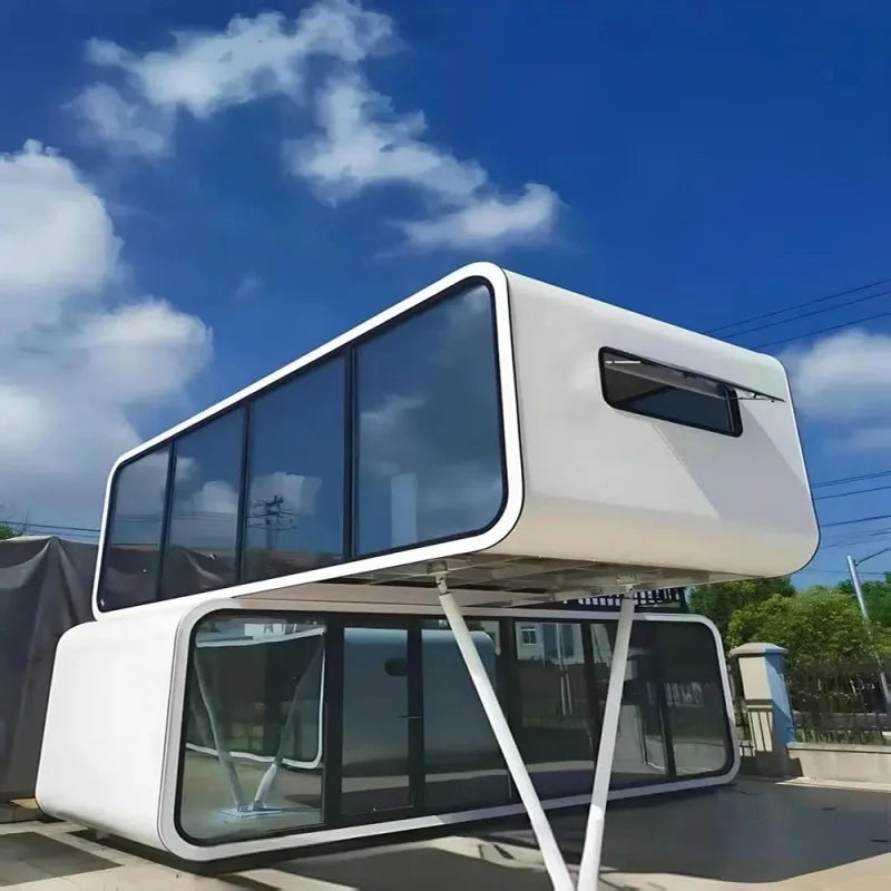 Luxury Prefabricated Tiny Space Capsule House Apple Cabin for Bathroom Warehouse