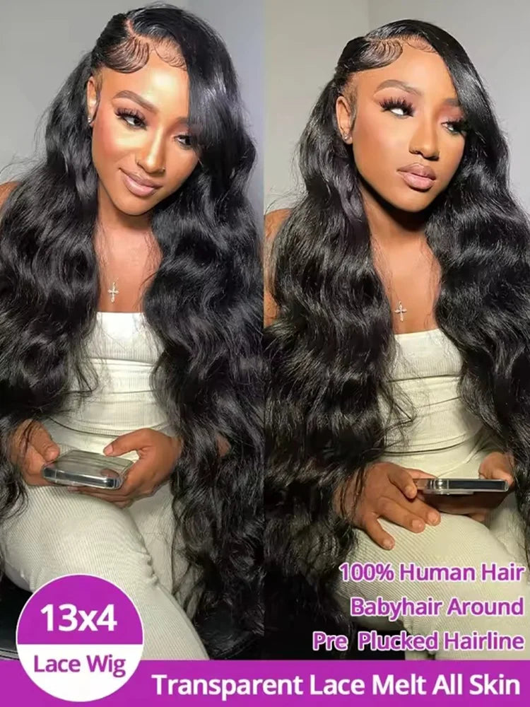Body Wave 13x6 Hd Lace Frontal Wig Brazilian Human Hair