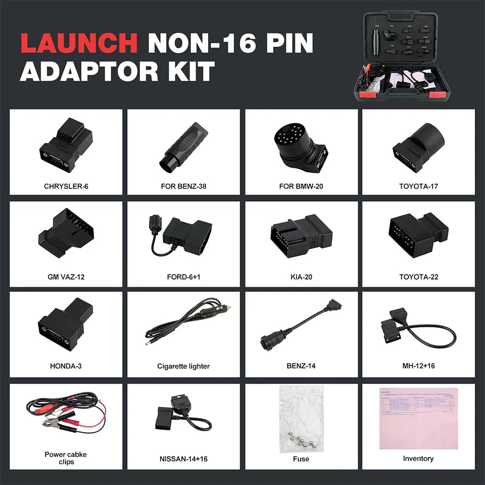 Non-16 Pin Adaptor Box OBD1 connector