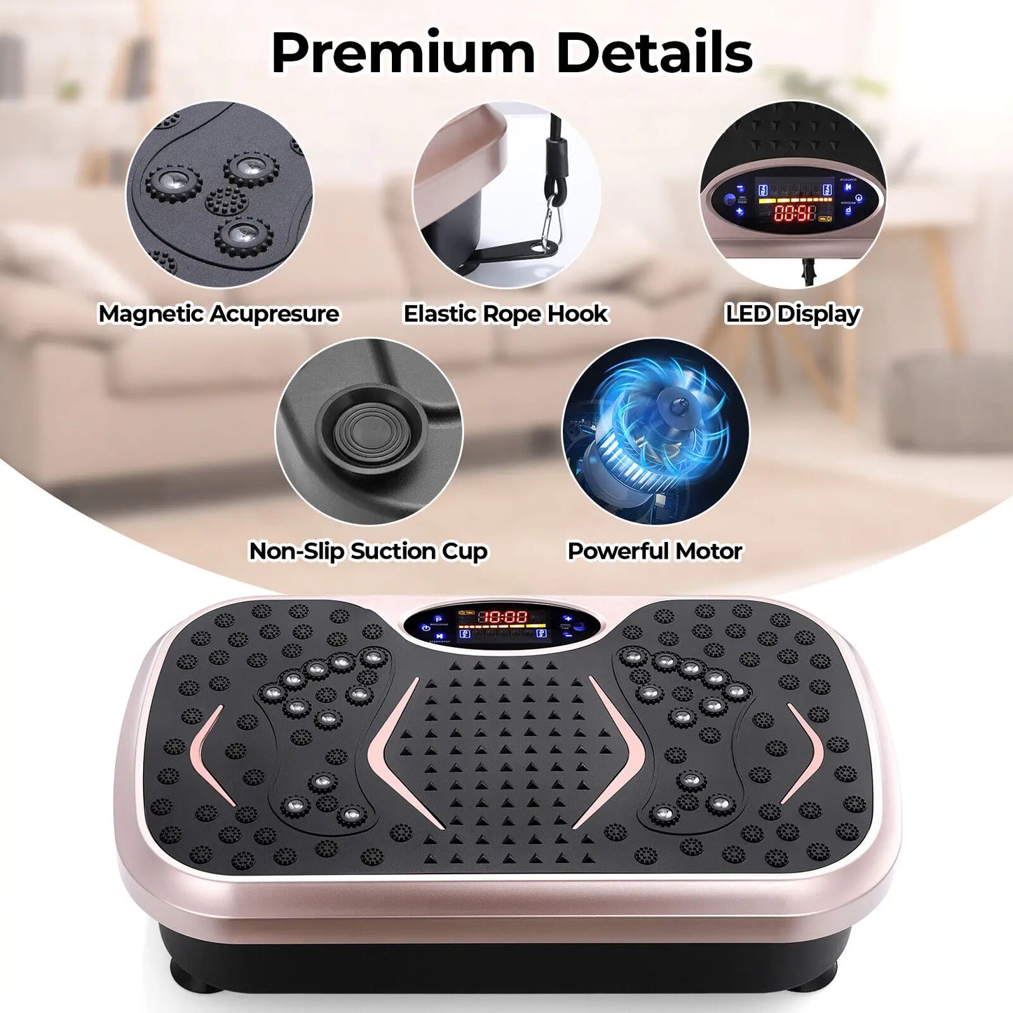 Vibration Plate Exercise Machine, Vibration Plate for Lymphatic Drainage,
