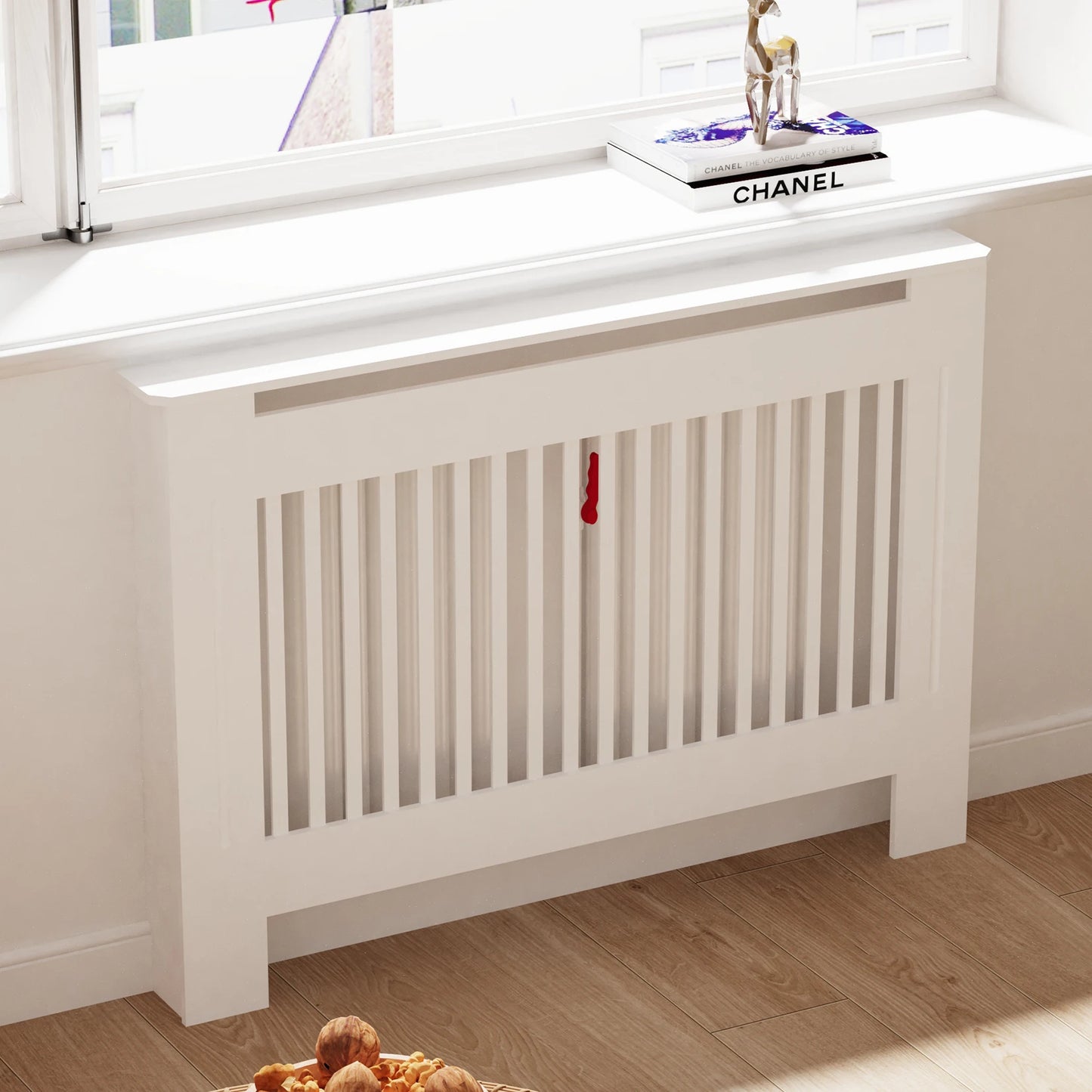 White Radiator Cover Wall Cabinet Modern Wood Cabinet Grill Cover