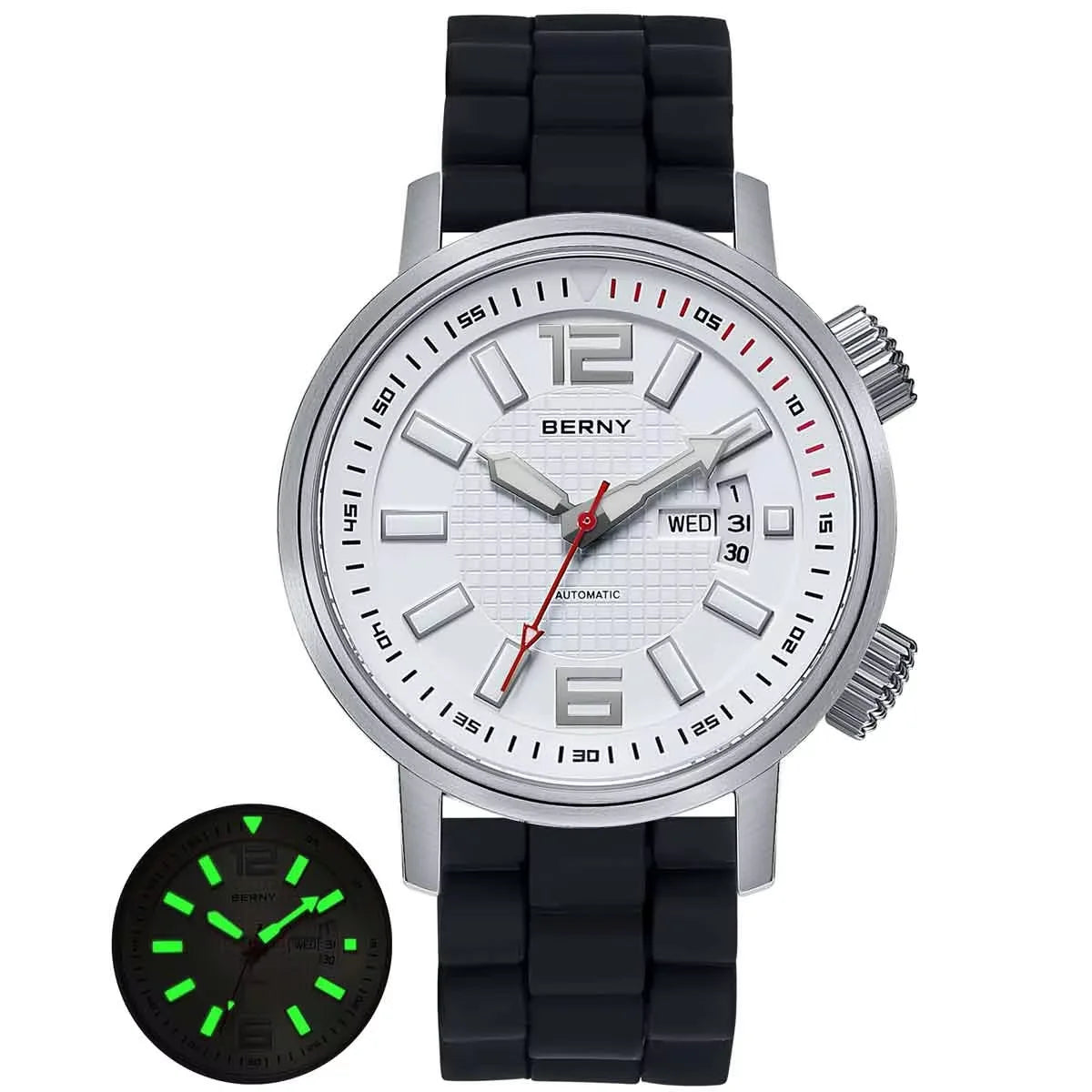 Diver Automatic Mechanical Watch for Men Super Luminous Waterproof Swimming Dive