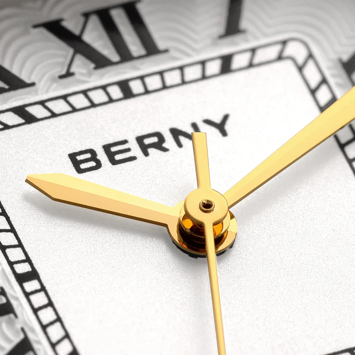 BERNY Square Women Watch Gold Quartz Fashion Exquisite Roman Luxury Small Women's Watch Jewelry Bracelet Women Watches