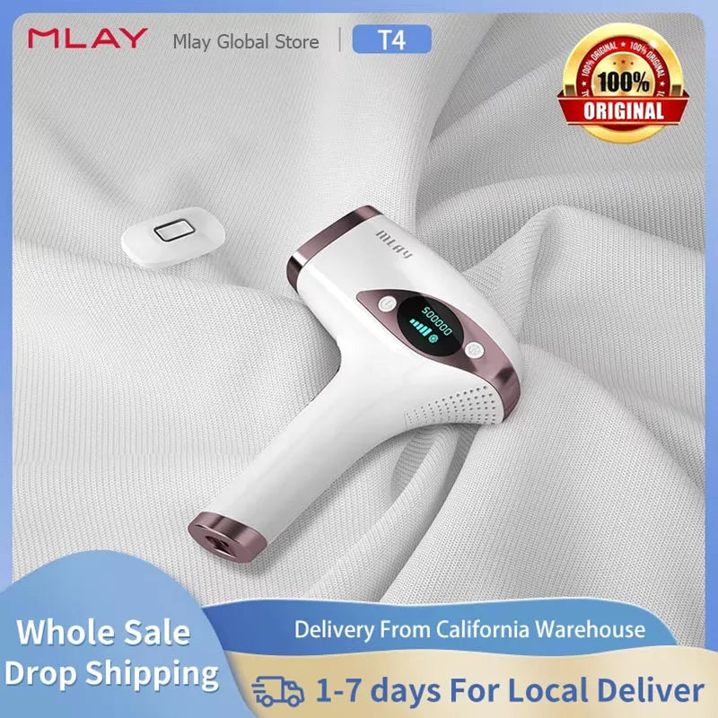 Laser Handheld Hair Removal Machine Ice Cool Permanent Face & Body
