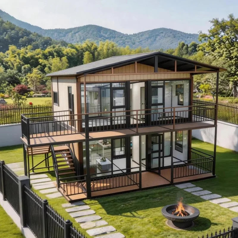 Prefab Houses Module Customized Outdoor Factory Container Home Foldable Tiny 2 3 4 Bedroom Living Container House 20Ft 40Ft