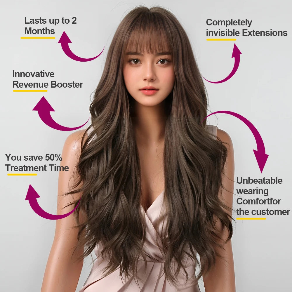 Advanced V Light Hair Extension Tools Kit with UV Glue Hair Extension Machine