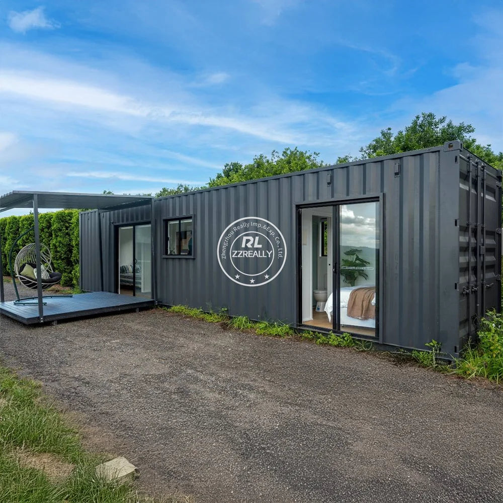 Prefab Tiny House 20ft 40ft Expandable Container House Prefabricated  Full BathMobile Container Home Withroom 2 3 Bedrooms