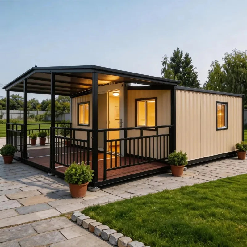 Prefab Houses Module Customized Outdoor Factory Container Home Foldable Tiny 2 3 4 Bedroom Living Container House 20Ft 40Ft