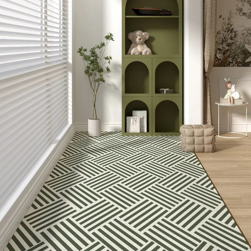 Balcony Rugs for Kitchen Waterproof Sunscreen Pvc Leather Floor Mat
