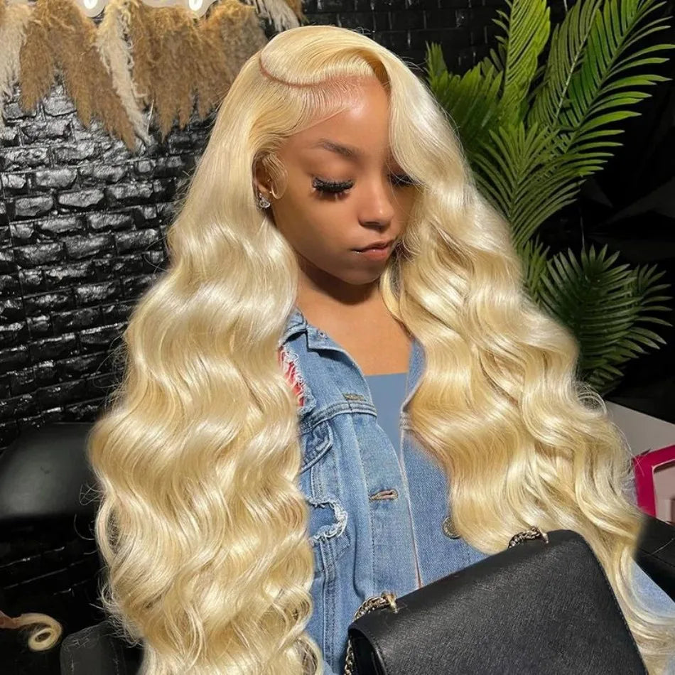Blonde Lace Frontal Wig 13X6 Body Wave Human Hair Wigs