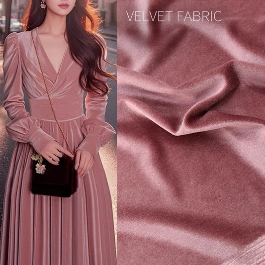 High Quality Elastic Velvet Korean Velvet Clothing Fabric