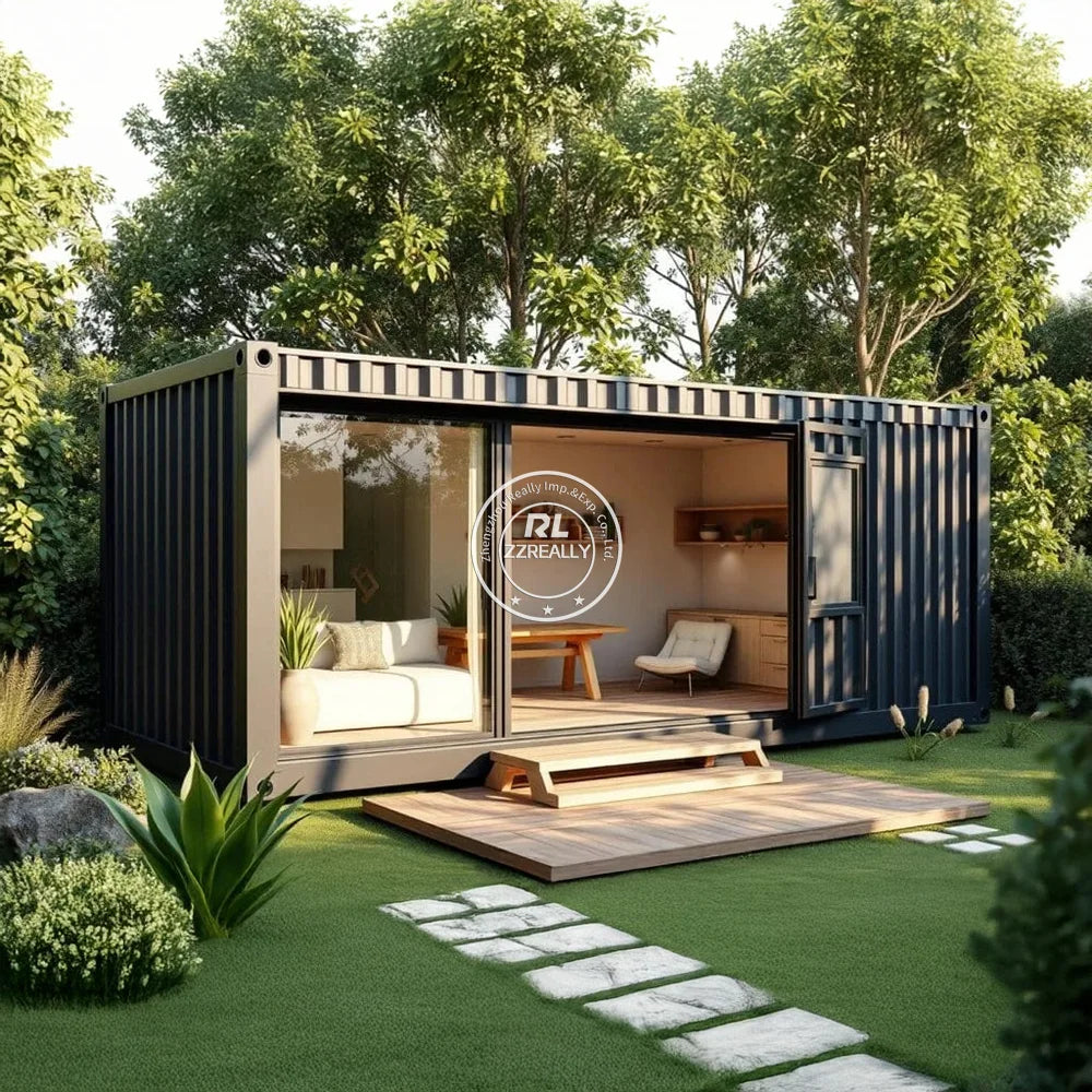 Prefab Tiny House 20ft 40ft Expandable Container House Prefabricated  Full BathMobile Container Home Withroom 2 3 Bedrooms