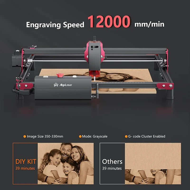 DIY KIT 10W Woodworkers Laser Engraving Cutting Machine