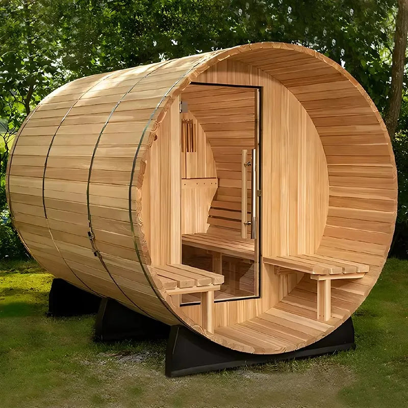 Mobile Sauna Infrared Steam Portable Cabin Home Spa House Indoor Outdoor Relaxation Heating Detox Equipment