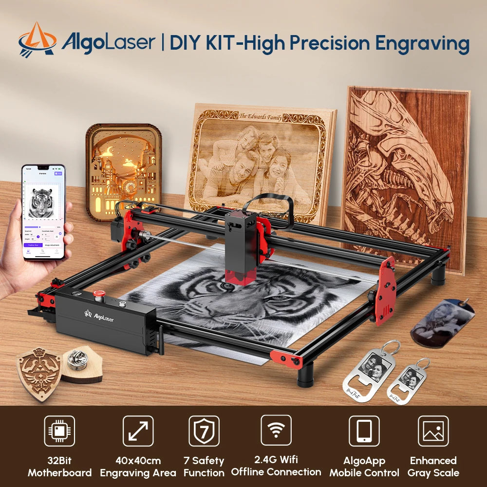 DIY KIT 10W Woodworkers Laser Engraving Cutting Machine