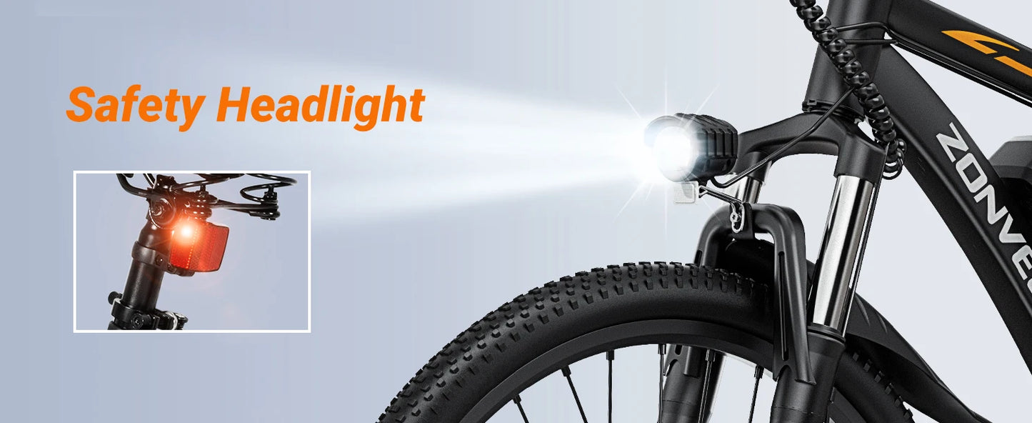 【1 Year Warranty】M26 Electric Bicycle 1000W Peak Motor 360WH