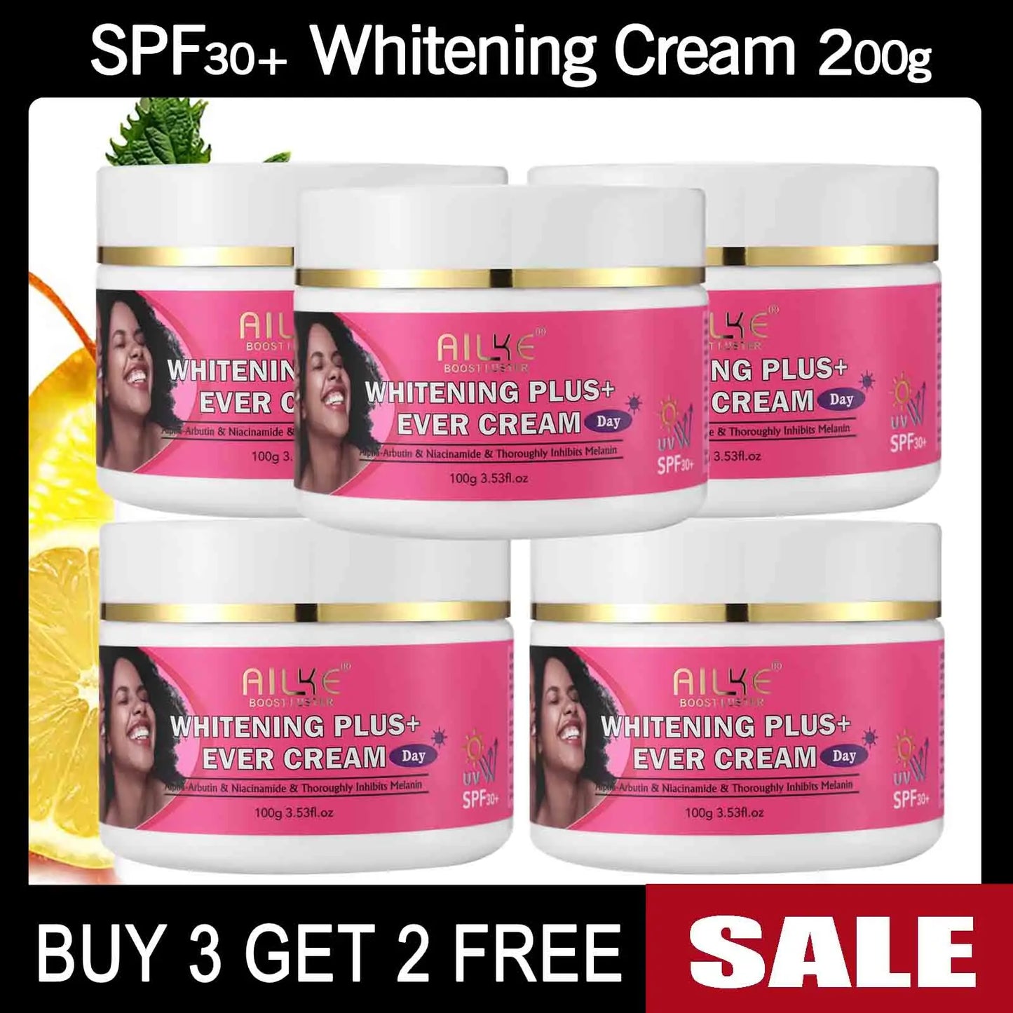 Natural Skin Brightening Set ,Clean Darkness, Acne, Stains,