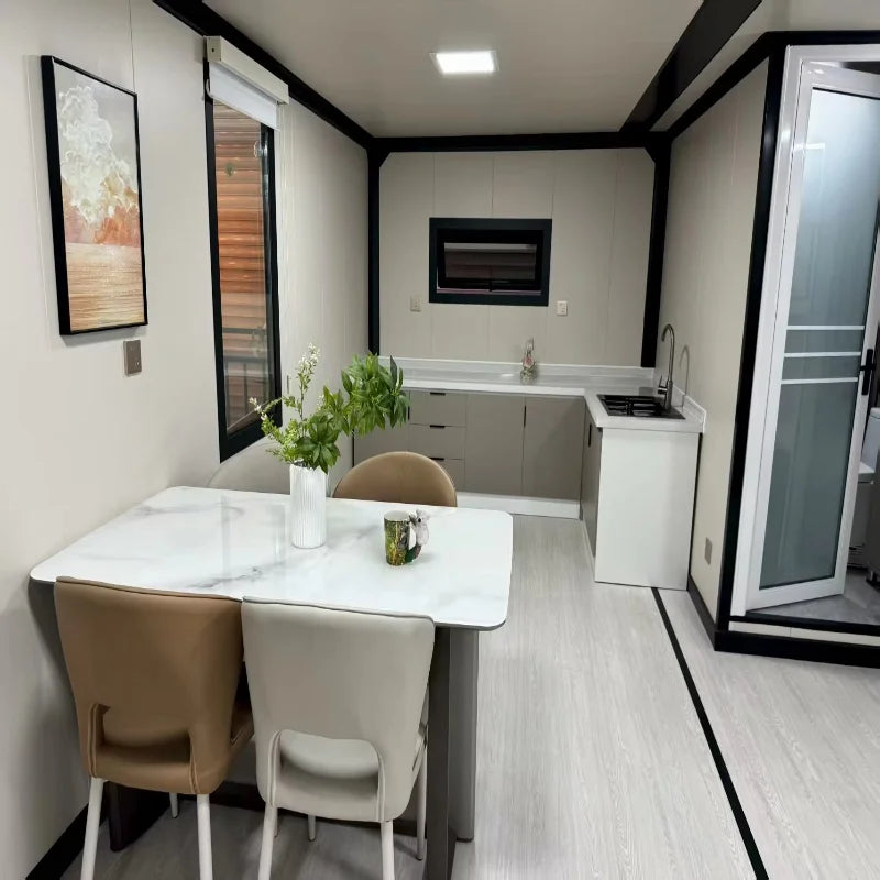 Prefab Houses Module Customized Outdoor Factory Container Home Foldable Tiny 2 3 4 Bedroom Living Container House 20Ft 40Ft