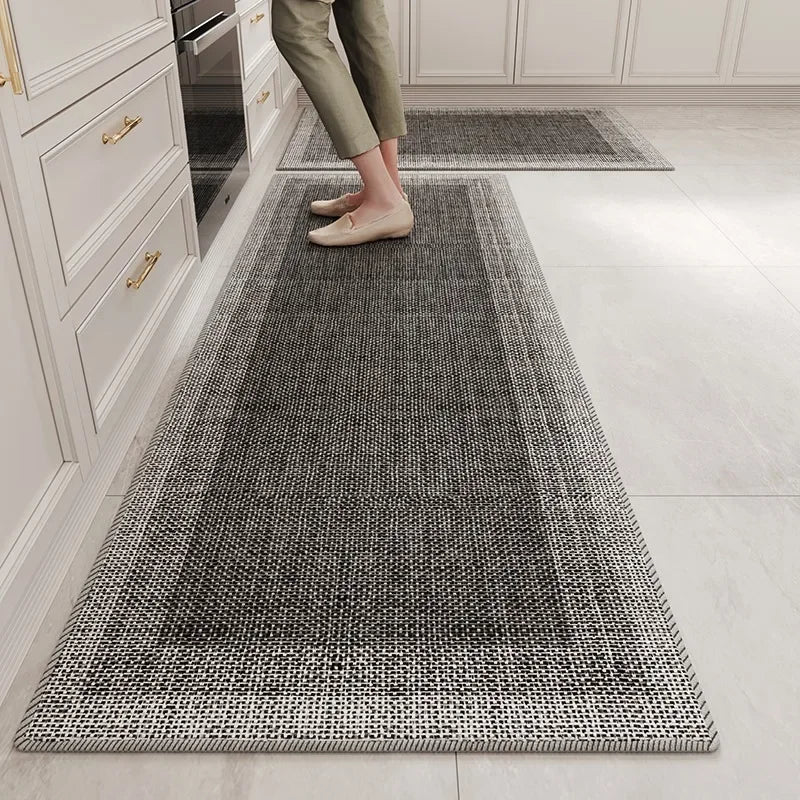 Kitchen Floor Mat TPR Non-slip Bottom Long Rug Dirt-resistant Anti-slip Foot Mats Home Corridor Bedroom Bedside Carpet Ковер 러그