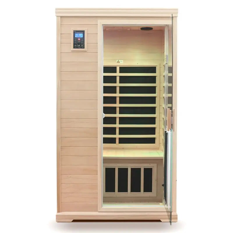 Two-Person Far-Infrared Hemlock Indoor Sauna Room, Health Benefits